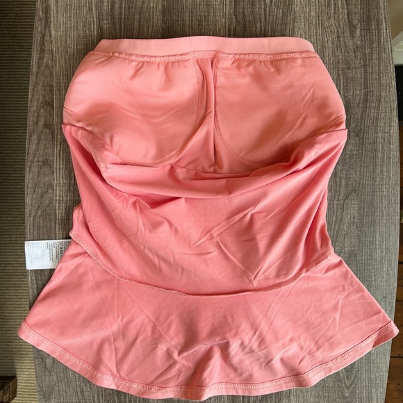 NWOT TA Tracy Anderson G.I.L.I. Pink Peplum Cami Tank - Picture 3 of 6
